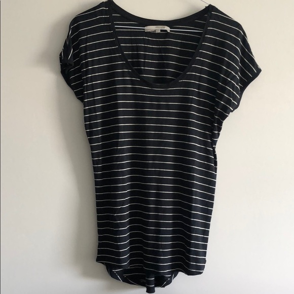 Plenty Monk & Lou blue & white striped tee - Picture 1 of 3